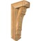 Ekena Millwork Olympic Arts and Crafts Rough Sawn Bracket w/ Offset Brace, Western Red Cedar, 6"W x 14"D x 26"H BKT0604X14X26OLY03RWR - alternate 1